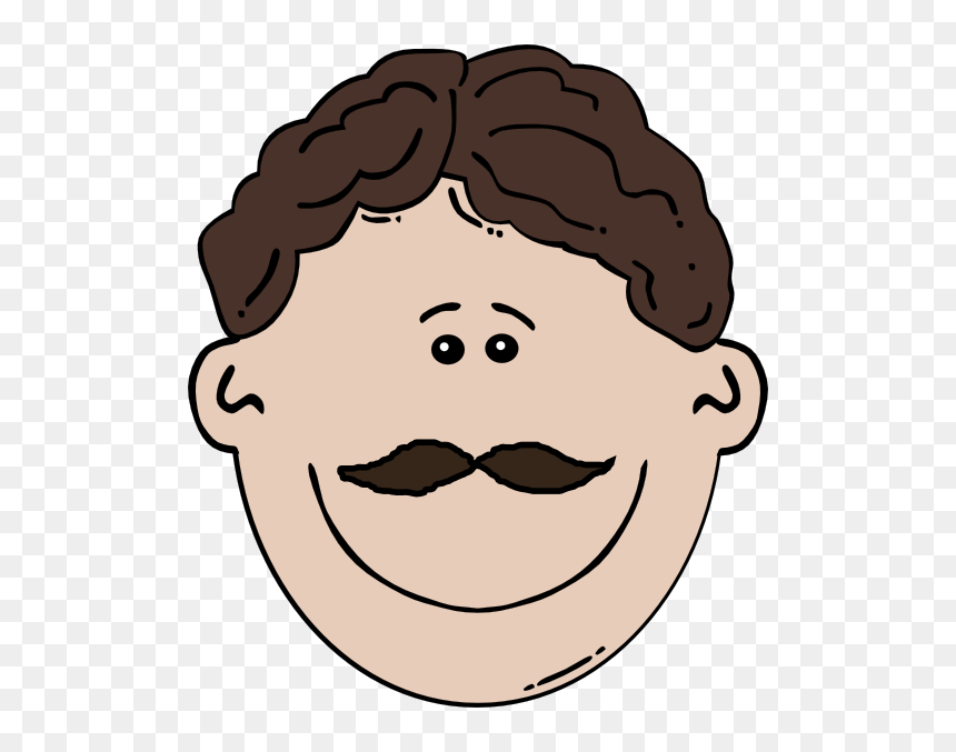 Clipart Man With Mustache, HD Png Download - mustache clipart png