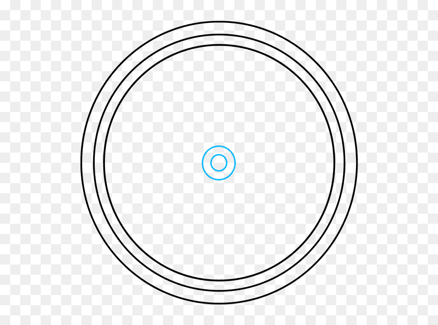 How To Draw A Compass - Draw A Magnetic Compass Step, HD Png Download - map compass png
