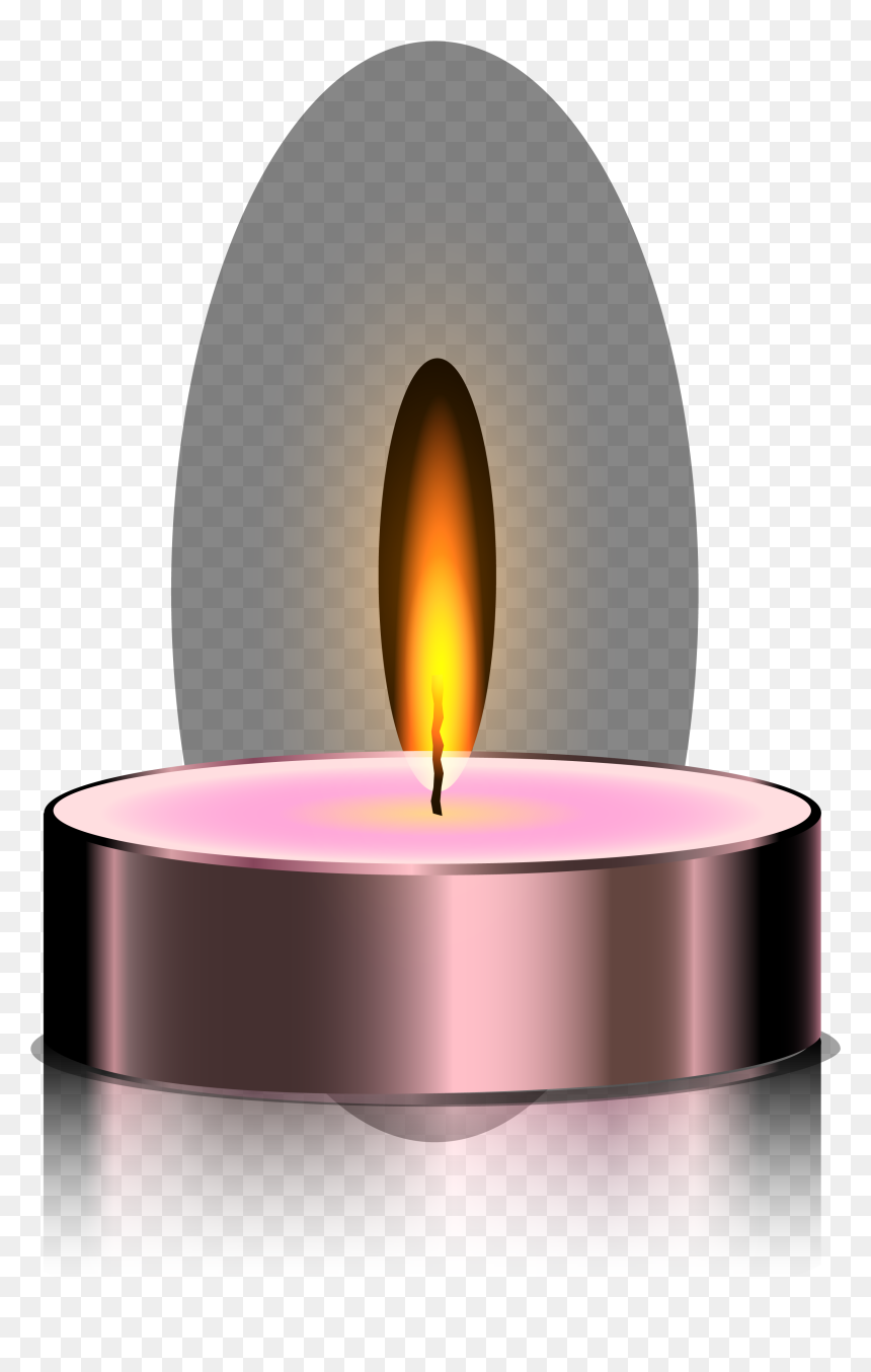 Lavender Simple Candle Decoration Pattern Png Download - Candle, Transparent Png - purple flame png