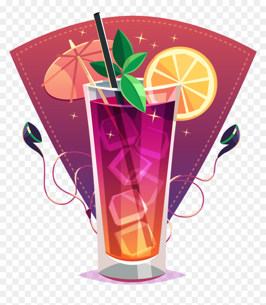 Drinks Png Cartoon, Transparent Png - long island iced tea png