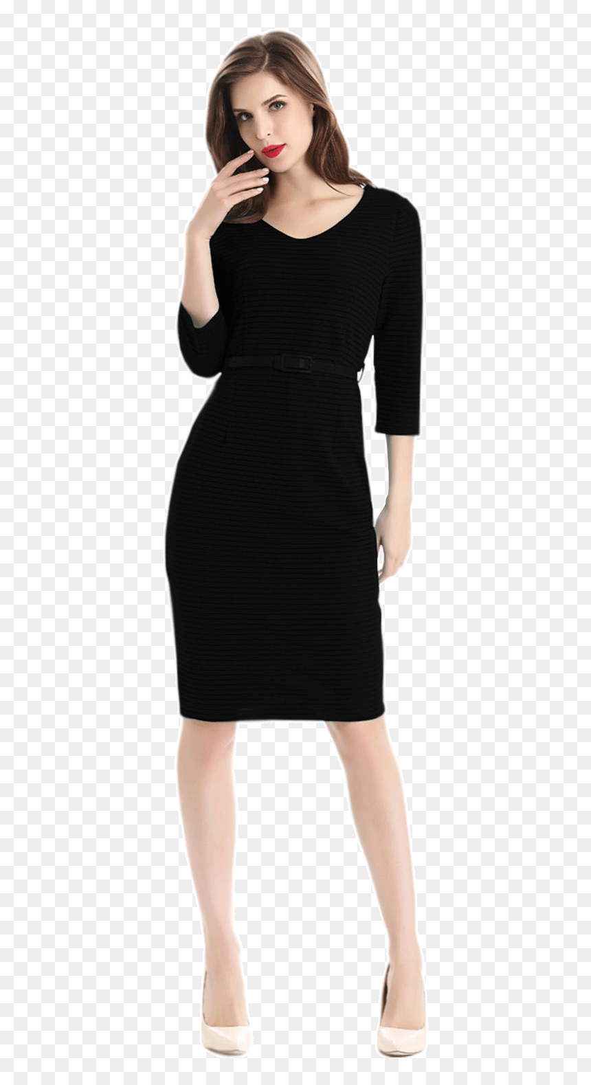 Woman Dress Png - Woman Black Dress Png, Transparent Png - black dress png