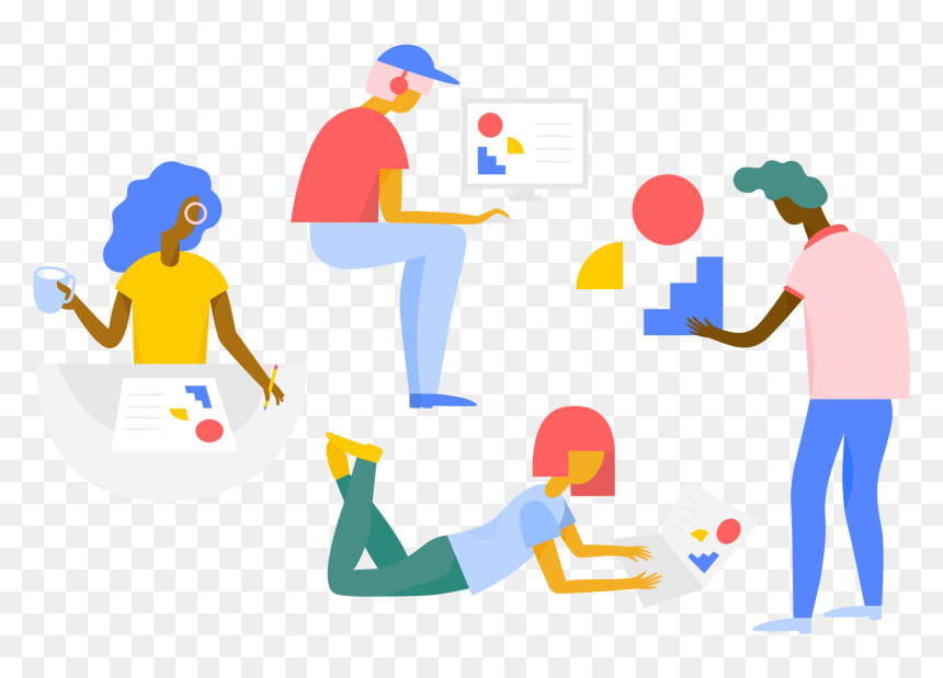 Designer Vector Collaboration - Design Team Illustration, HD Png Download - collaboration png