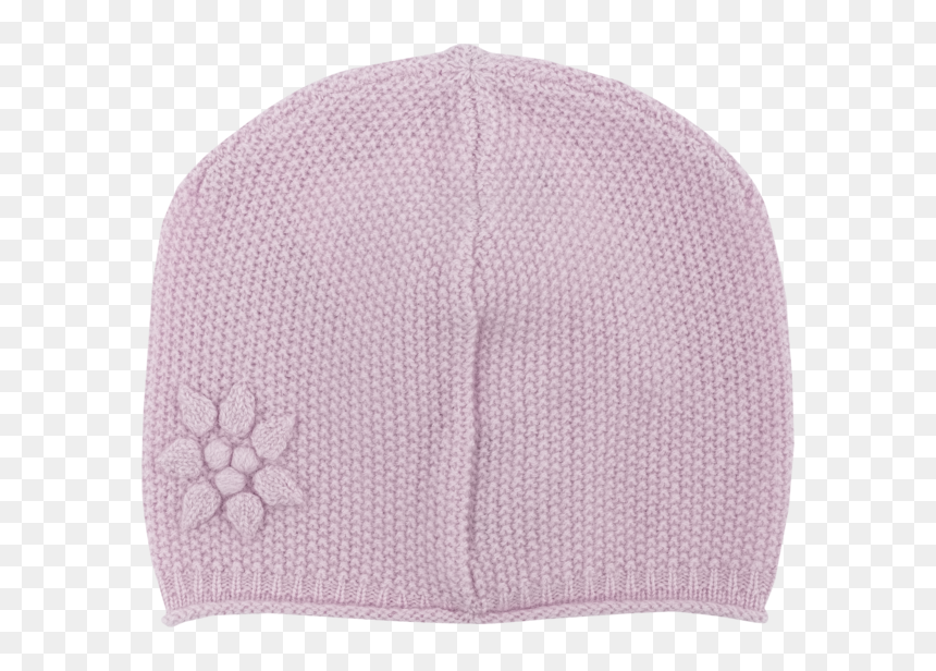 Cashmere Hat With Rice Stitch, Embroidered Flowers - Knit Cap, HD Png Download - rice hat png