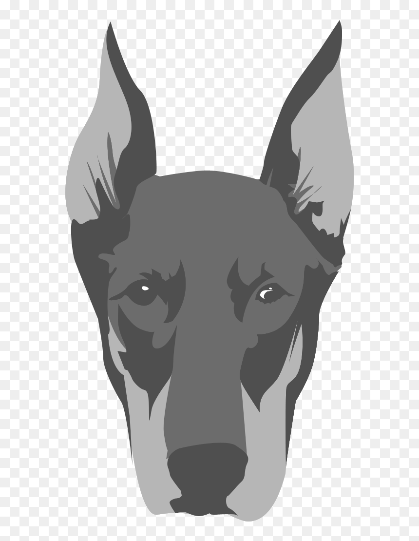 Doberman Logo - Companion Dog, HD Png Download - doberman png