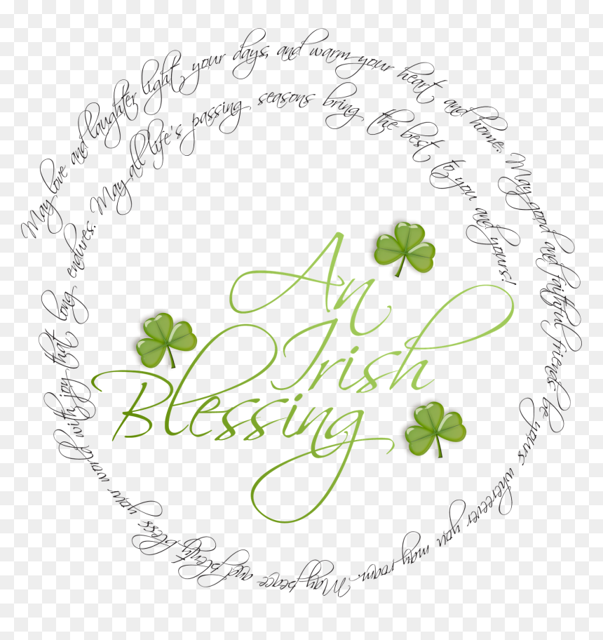 St Patricks Day Blessing, HD Png Download - happy st patrick's day png