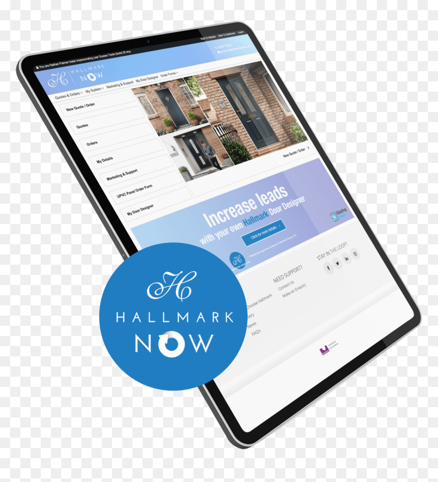 Trade Customers Can Now Order Composite Doors, Aluminium - Tablet Computer, HD Png Download - order now png
