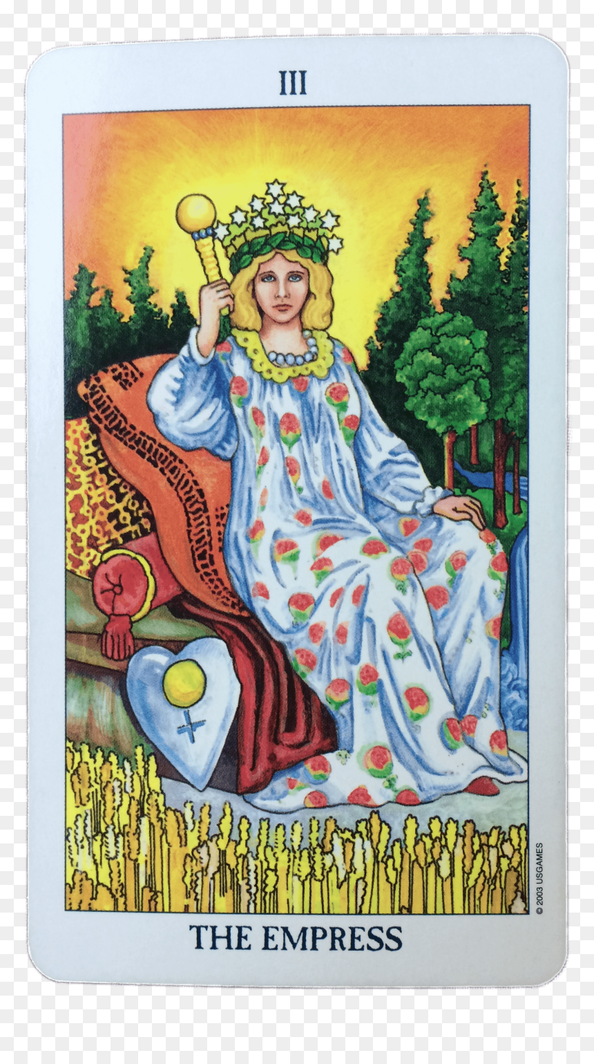 Tarot Card The Empress Clip Arts - Empress Tarot Card, HD Png Download - tarot card png