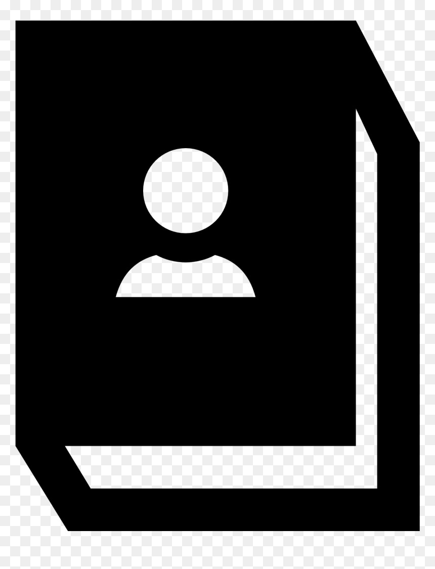 Free Vectors - 1001freedownloads - Com - Icono De Contactos - Icon, HD Png Download - vectores lineas png