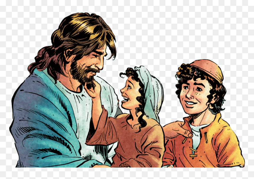 Jes煤s Y Ni帽os - Jesus With Kids Png, Transparent Png - jesucristo png