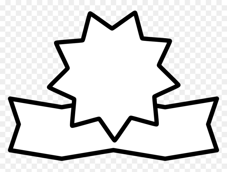 Clip Art Of Vector Blue Badge With Ribbon K8943688 - Certificate Black And White Png, Transparent Png - vintage ribbon png