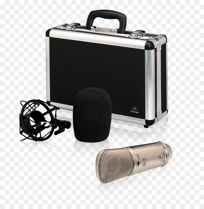 Behringer B1 B Single Diaphragm Studio Condenser Microphone, HD Png Download - gold mic png