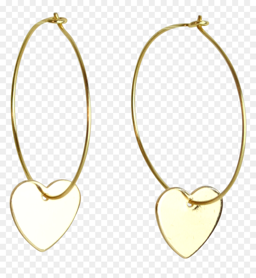 Candy Heart Hoops - Earrings, HD Png Download - candy heart png