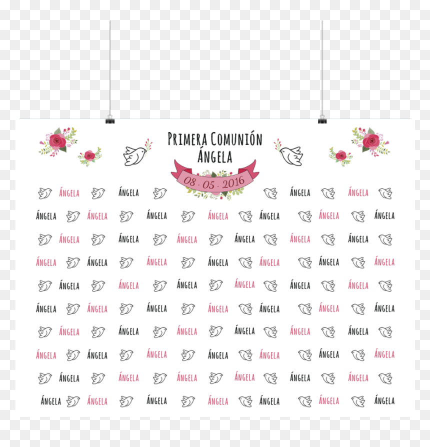 Number , Png Download - Calligraphy, Transparent Png - palomas png