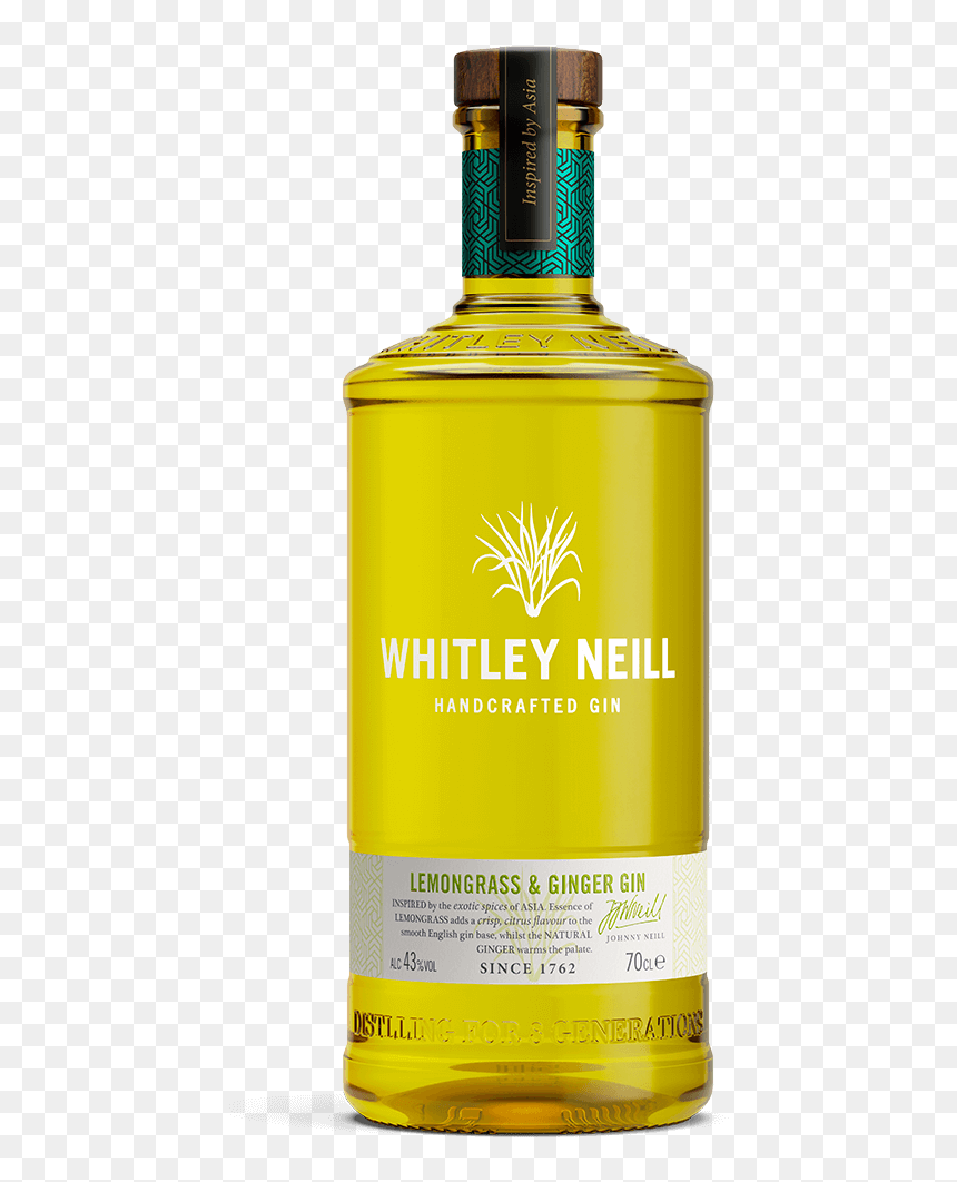 Whitley Neill Lemongrass & Ginger Gin, HD Png Download - lemongrass png