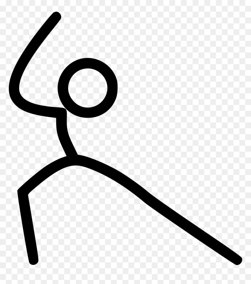 Yoga Pose V, HD Png Download - yoga pose png