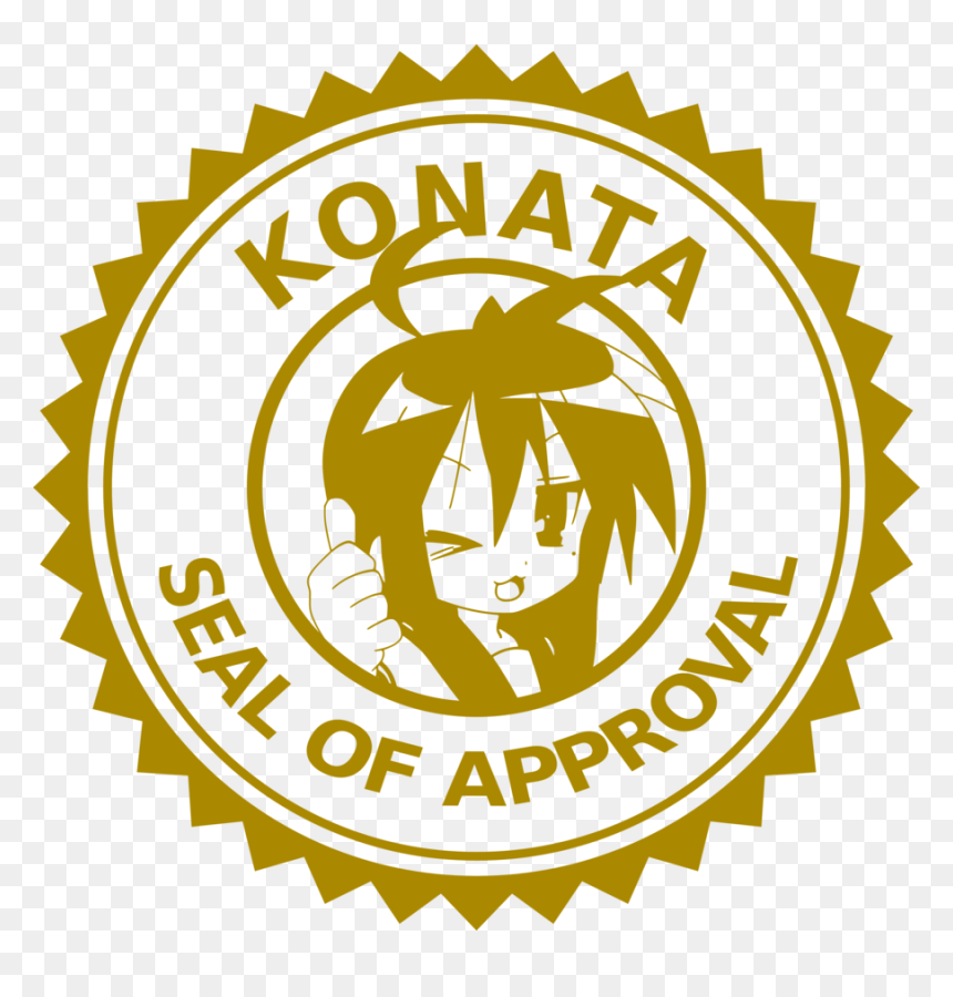 Konata Seal Of Approval By Mawscm-d4wm6zi , Png Download - Konata Good Job, Transparent Png - seal of approval png