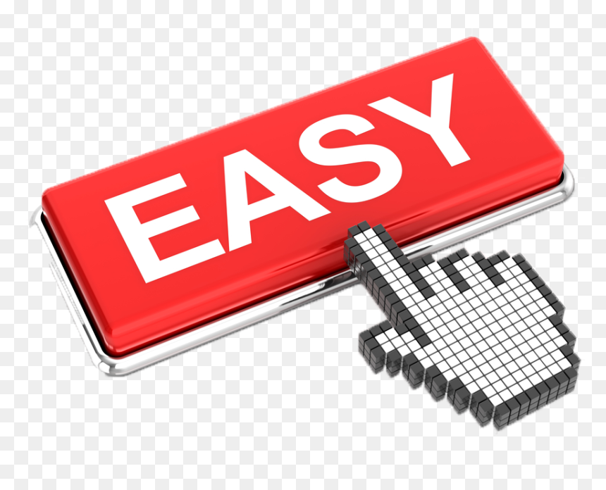 Sign, HD Png Download - easy button png