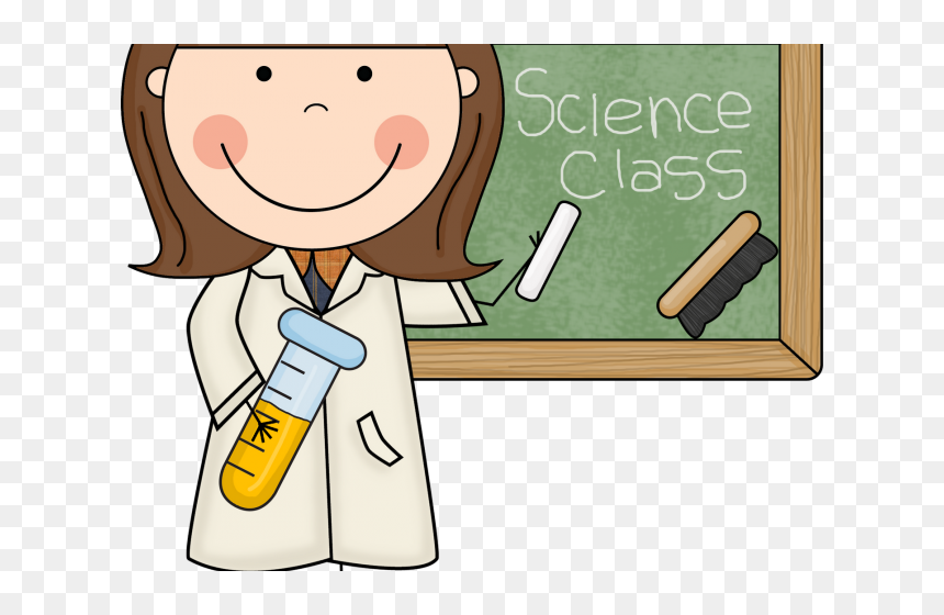 Transparent Science Clipart Png - Imagenes De Profesora En Caricaturas, Png Download - science clipart png