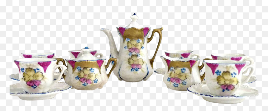 Tea Set Png , Png Download - Teapot, Transparent Png - tea set png