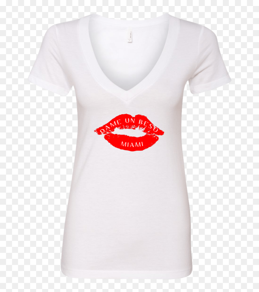Dame Un Beso Miami Ladies - Active Shirt, HD Png Download - beso png