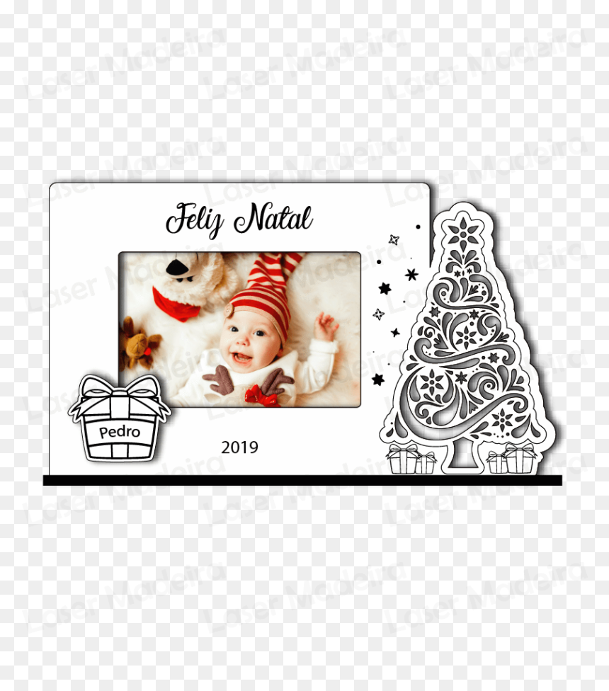 Picture Frame, HD Png Download - moldura de natal png