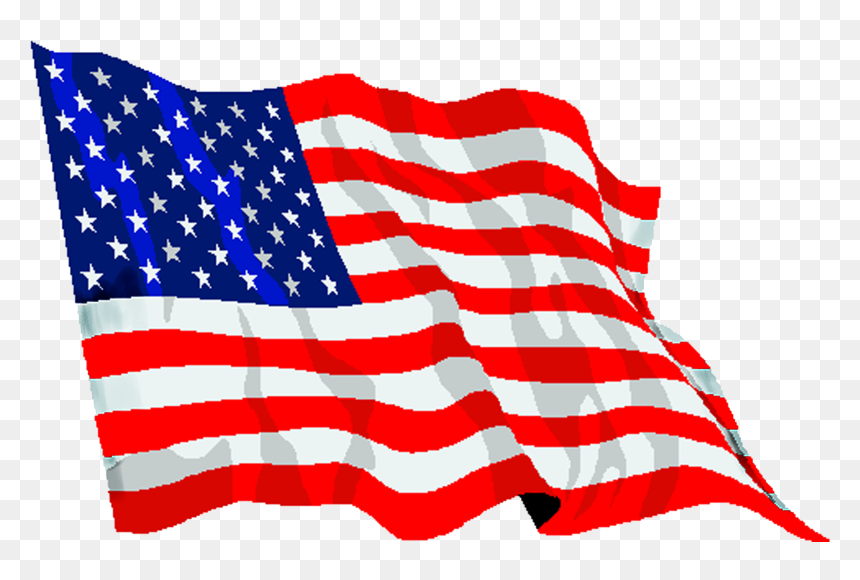 American Flag Icon Png - Waving Us Flag Png, Transparent Png - vhv