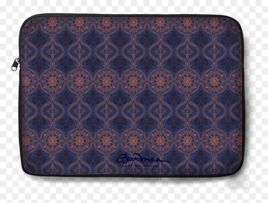 Blue Damask Laptop Sleeve - Garment Bag, HD Png Download - damask png