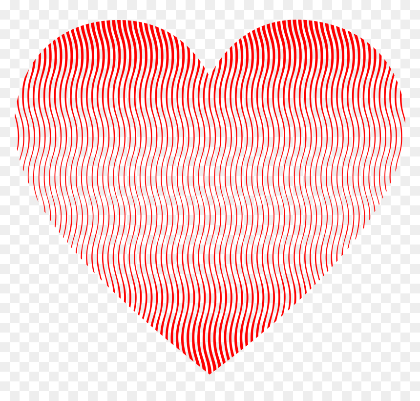 Clipart Transparent Library Wavy Art Big Image Png - Clip Art, Png Download - heart pattern png
