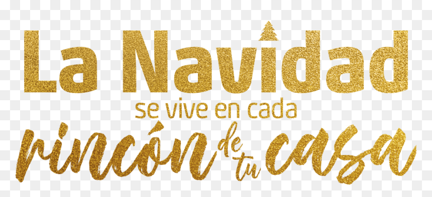 La Decoración Navideña Se Vive En Cada Rincón De Tu - Lazos Navideños Dorados Png, Transparent Png - luces de navidad png