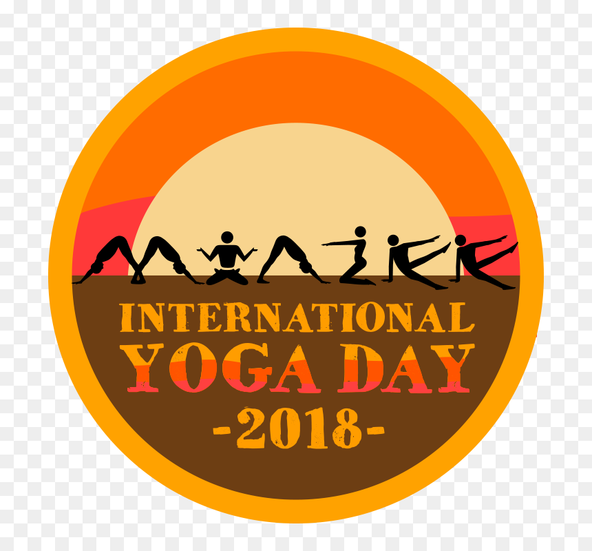 Transparent Yoga Pose Png - International Yoga Day 2018 Theme, Png Download - yoga pose png