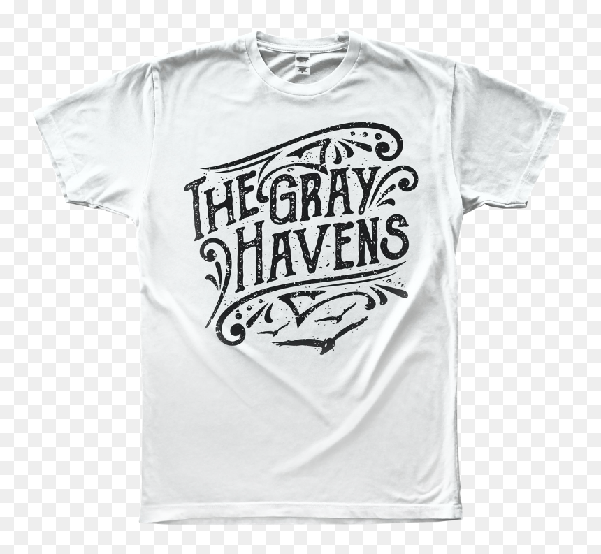 White Tee - T Shirt Fat Freddy's Drop, HD Png Download - gray png