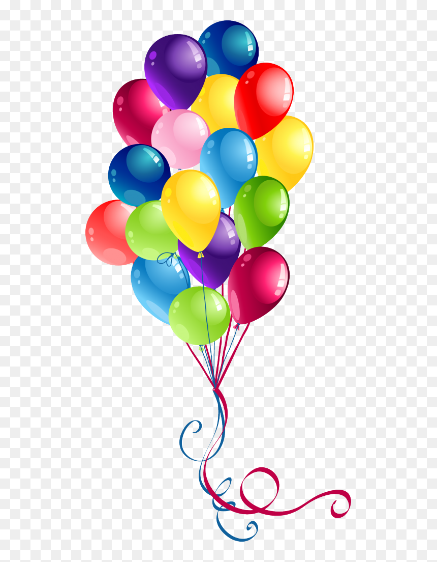 A Heartfelt Thank You To The Contributors And Followers - Happy Birthday Balloons Clipart, HD Png Download - globos de cumpleaños png