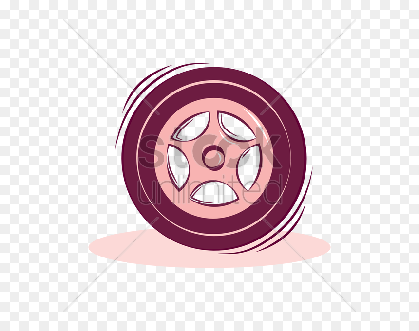 Wheel Rim Clipart Spare Tire - Circle, HD Png Download - tire clipart png