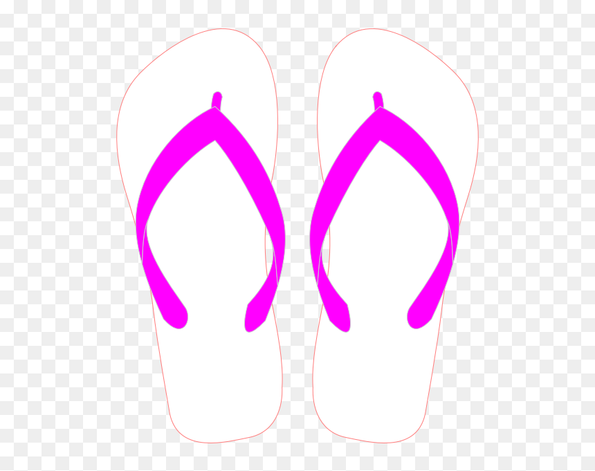 Flipflops With Stripe Pattern Vector Image - Flip-flops, HD Png Download - stripe pattern png