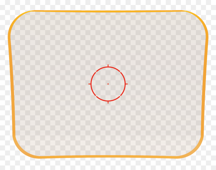 Circle, HD Png Download - red crosshair png