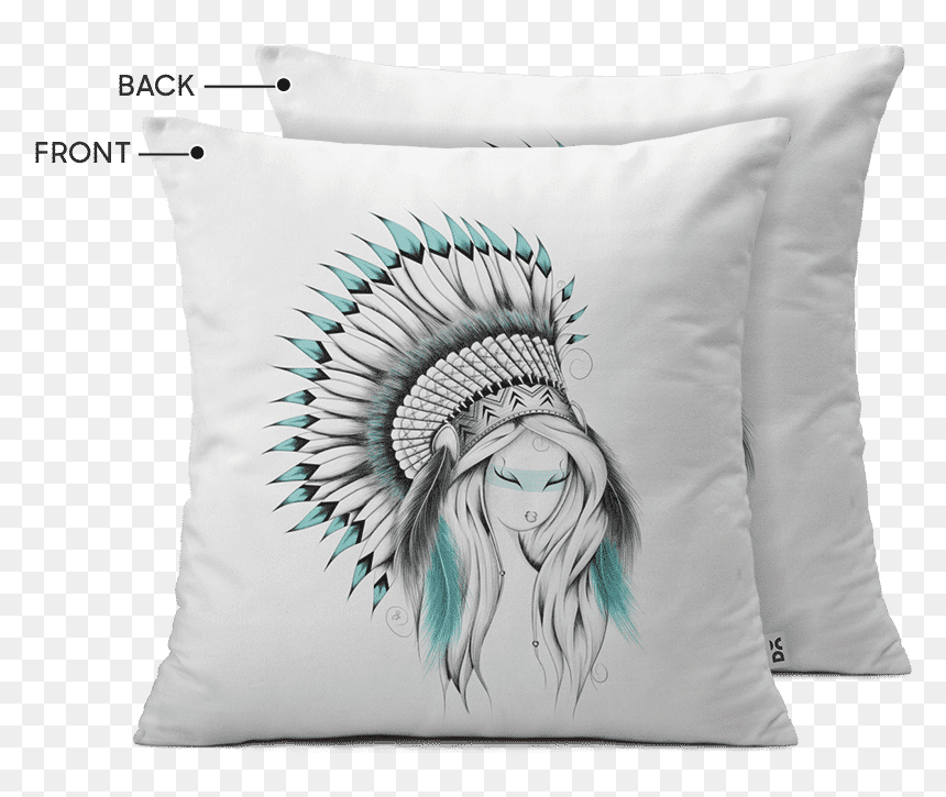 Dailyobjects Indian Headdress - T Shirt Sticker India, HD Png Download - headdress png