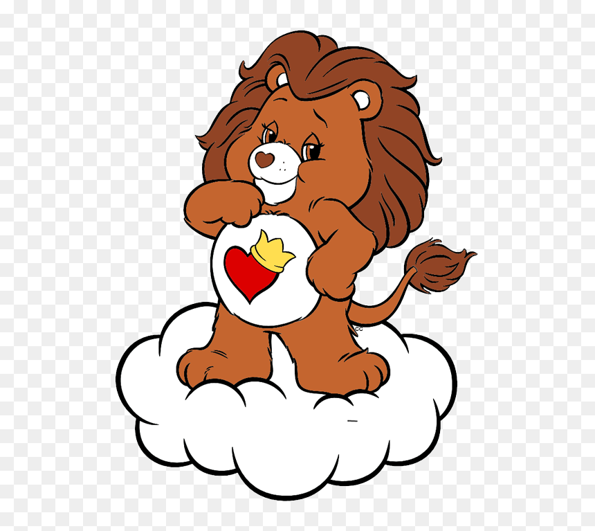 Brave Heart Lion - Brave Heart Care Bear, HD Png Download - care bears png