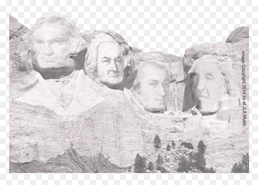 Guess The Composers - Mount Rushmore Open Face, HD Png Download - mount rushmore png