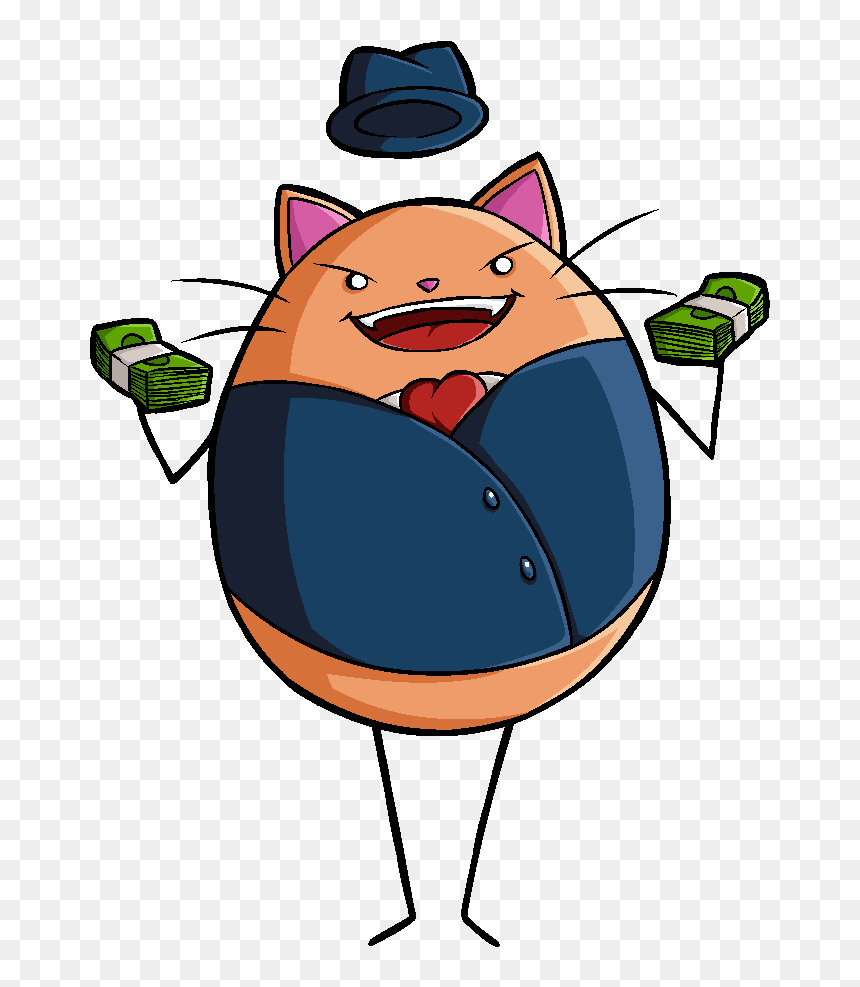 Wikiara - Cartoon, HD Png Download - fat cat png