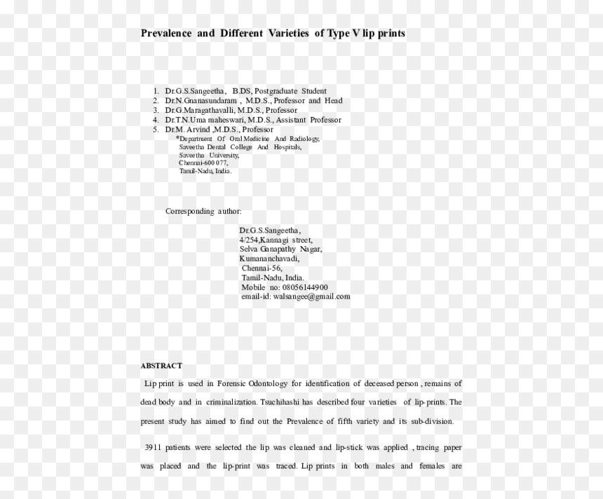 Document, HD Png Download - lip print png