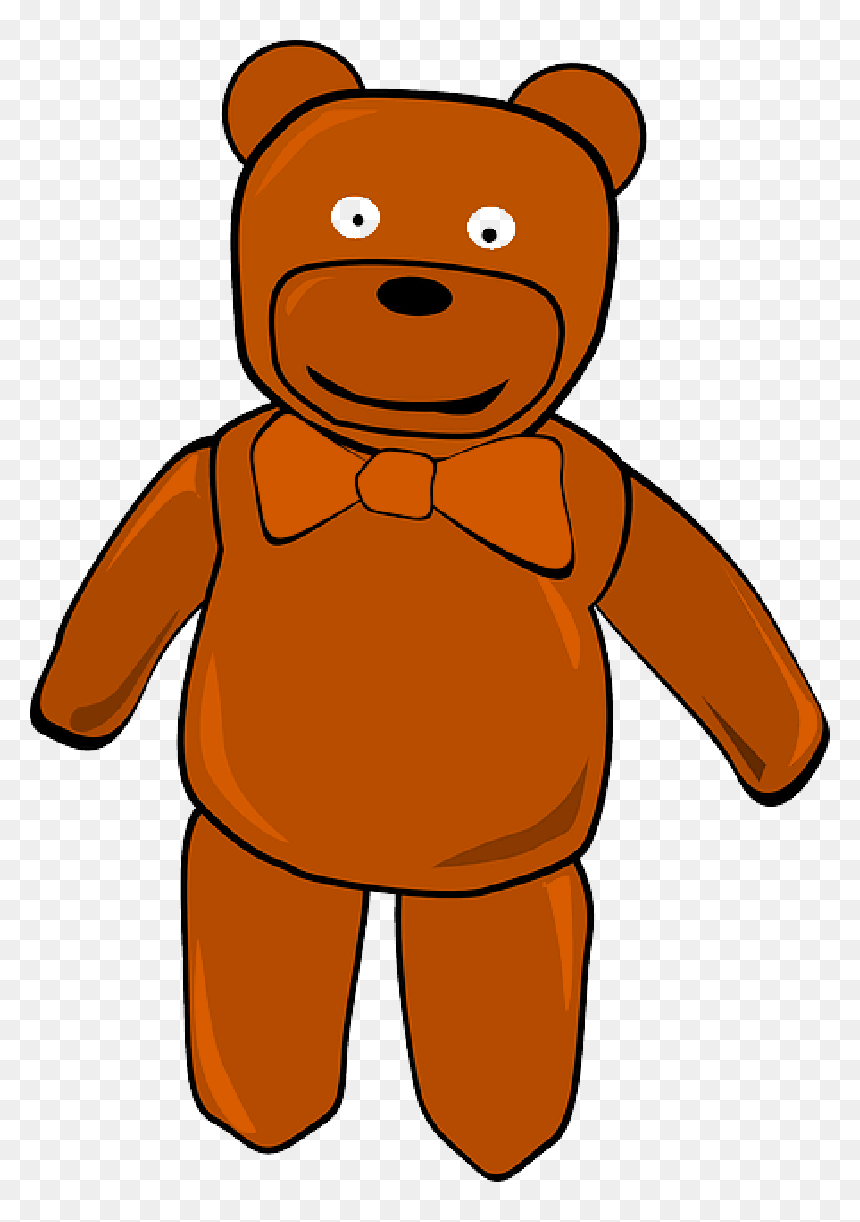 Recreation, Cartoon, Toys, Toy, Teddy, Bear - Teddy Bear Clip Art, HD Png Download - cartoon bear png