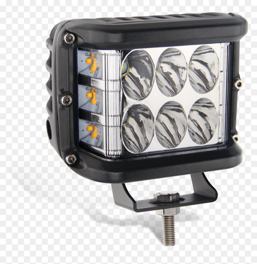 Autmens 2 Pcs Led Work Light Bar Burst Flash White - ส ปอ ต ไล ท์ พร้อม ไซเรน, HD Png Download - white light burst png