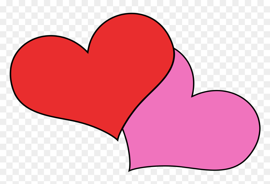 Swirl Heartdownload Now Two Hearts Two Heartsdownload - Heart, HD Png Download - red swirl png