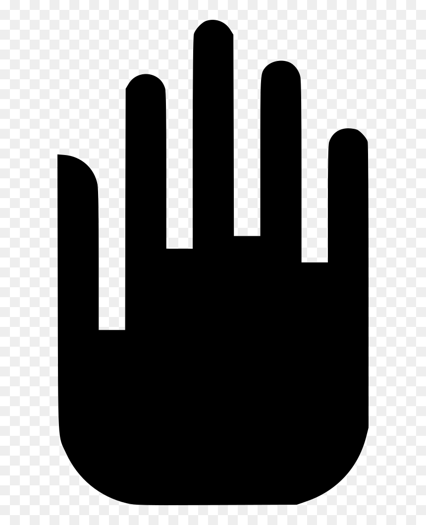 , Png Download - Icon, Transparent Png - stop hand png