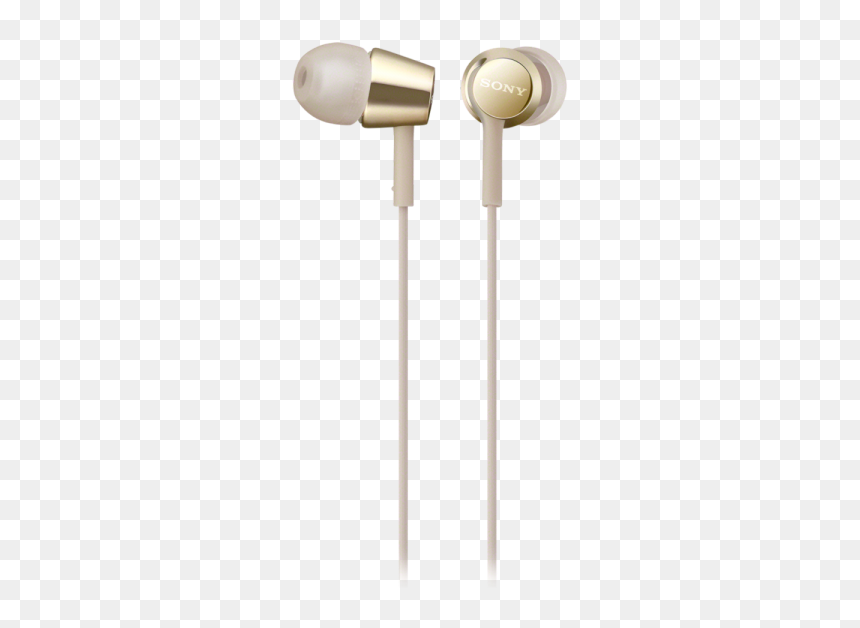 Mdr-ex155apn - Headphones, HD Png Download - gold mic png