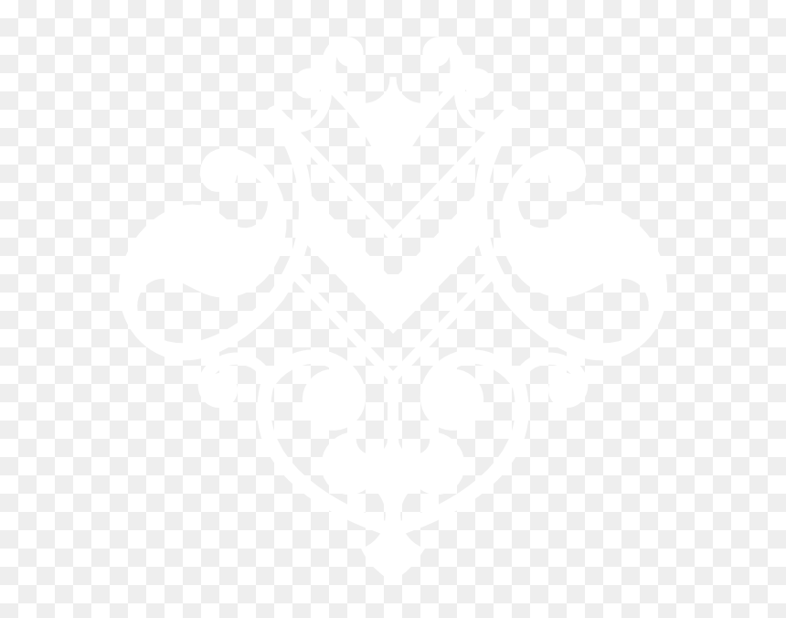 White-flourish Clip Art At Clker - Crest, HD Png Download - white flourish png