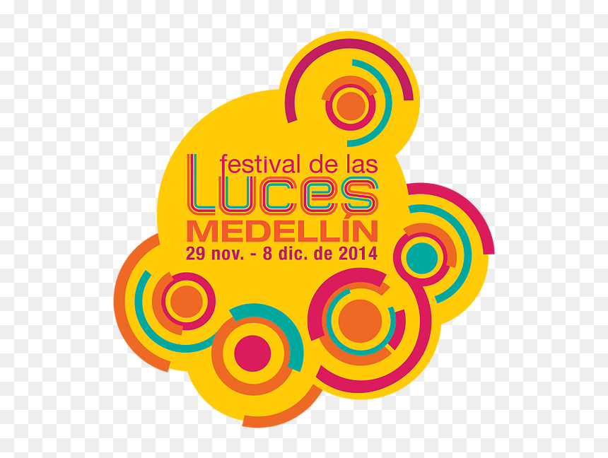 Transparent Luces De Navidad Png - Festival De Las Luces Medellin 2014, Png Download - luces de navidad png