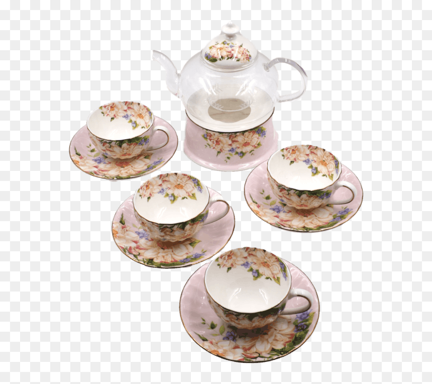Blue And White Porcelain, HD Png Download - tea set png