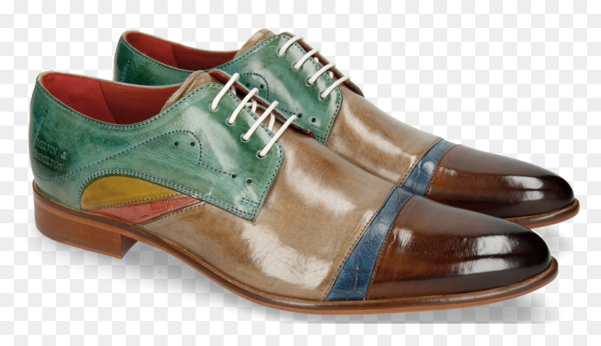 Derby Shoes Toni 39 Nougat Crock Wind Digital Earthly - Melvin Hamilton Toni 36, HD Png Download - algae png