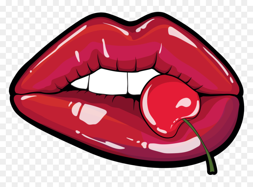 Tongue, HD Png Download - lip print png